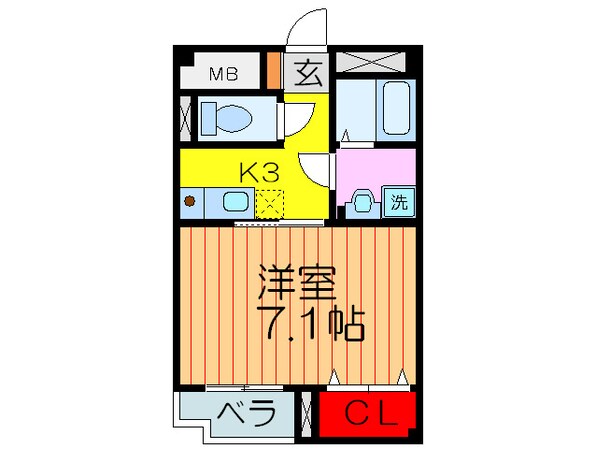 メゾンソウザⅡの物件間取画像